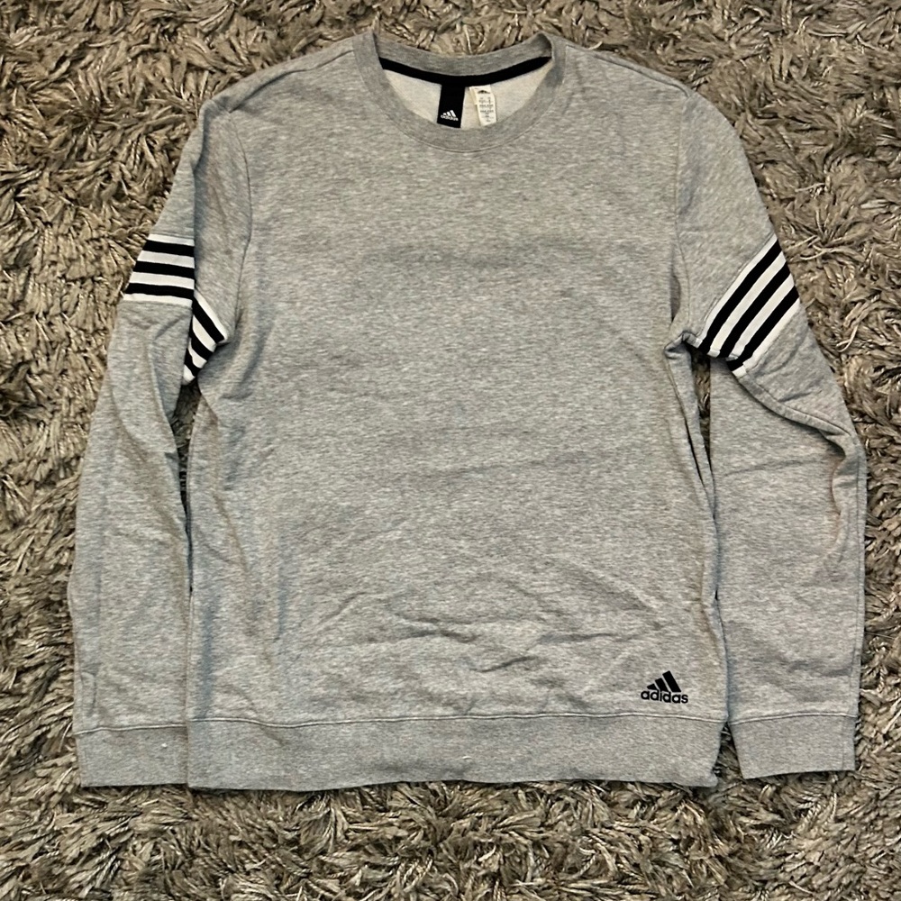 Adidas 3-Stripe Crewneck Sweatshirt